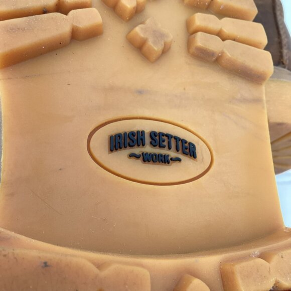 Red Wing Shoes Irish Setter ASTM 2892 Mens 9.5 E2 Work Boots Thinsulate 400G Bro - Picture 13 of 16